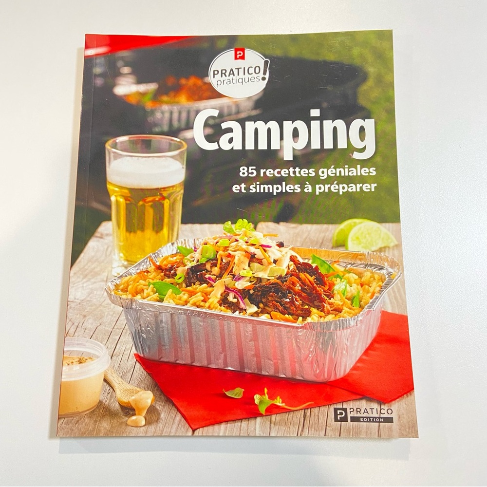 Camping cookbook recettes outdoor French français neuf vacances RV BBQ summer